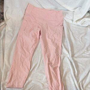 ' Light Pink Athletic Leggings